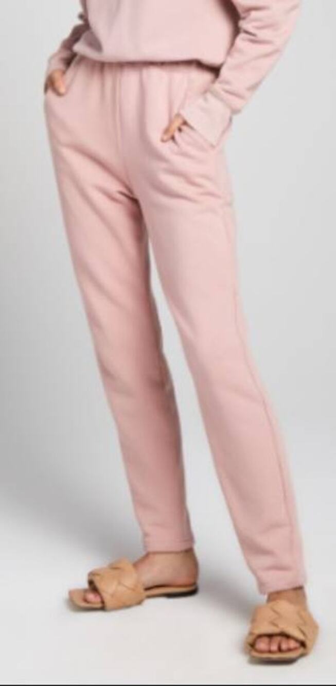A.L.C. Roger Fleece Pull-on Sweat Pant in Baby Pink Small S Track Blush NEW